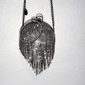 BADGLEY MISCHKA Spherical Minaudière Evening Clutch (Ball Bag)